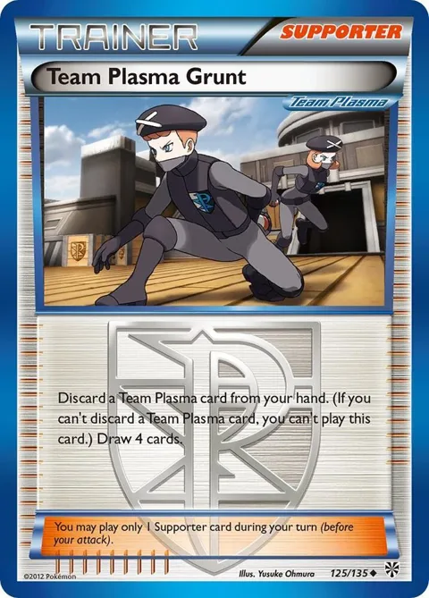 Team Plasma Grunt Team Plasma #125/135 Pokémon card from Plasma Storm