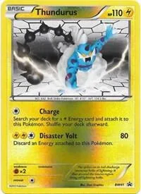 Thundurus #BW41 Reverse Holofoil Pokémon card from Black and White Promos