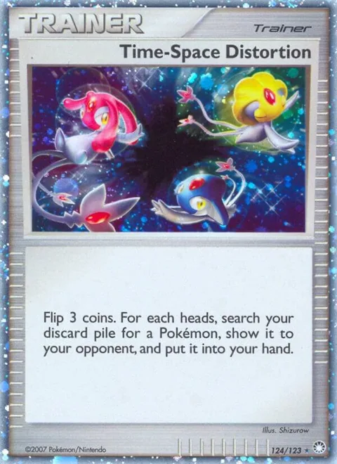 Time-Space Distortion #124/123 Holofoil Pokémon card from Mysterious Treasures