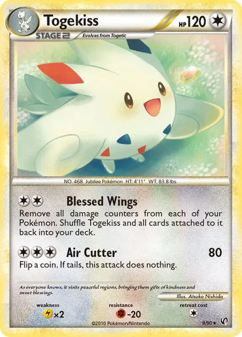 Togekiss #9/90 Reverse Holofoil Pokémon card from Undaunted