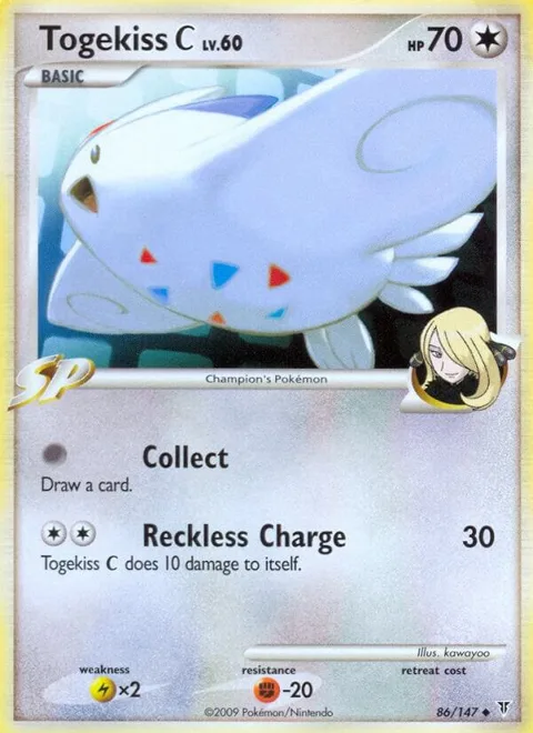 Togekiss C #86 Pokémon card from Supreme Victors