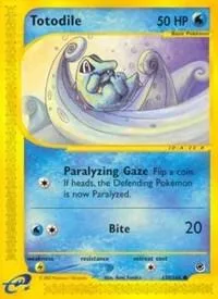 Totodile 135 #135/165 Pokémon card from Expedition