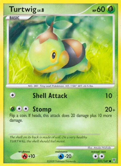 Turtwig #131 Pokémon card from Supreme Victors