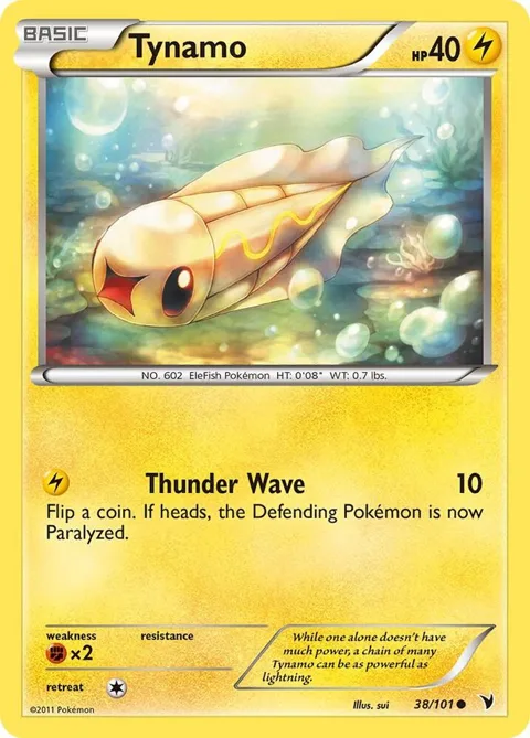 Tynamo 38 #38/101 Reverse Holofoil Pokémon card from Noble Victories