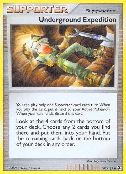 Underground Expedition #97/111 Pokémon card from Rising Rivals