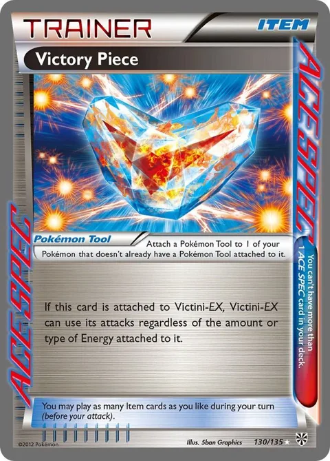 Victory Piece #130/135 Holofoil Pokémon card from Plasma Storm