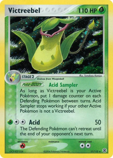 Victreebel #17/112 Reverse Holofoil Pokémon card from EX FireRed & LeafGreen