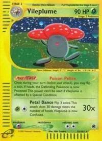 Vileplume 31 #031/165 Holofoil Pokémon card from Expedition
