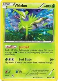 Virizion #BW70 Holofoil Pokémon card from Black and White Promos