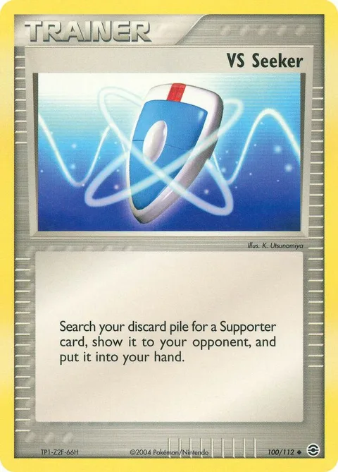 VS Seeker #100/112 Reverse Holofoil Pokémon card from EX FireRed & LeafGreen