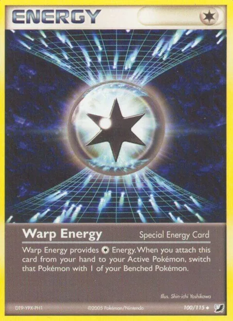Warp Energy #100/115 Pokémon card from EX Unseen Forces