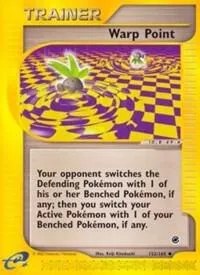 Warp Point #152/165 Pokémon card from Expedition