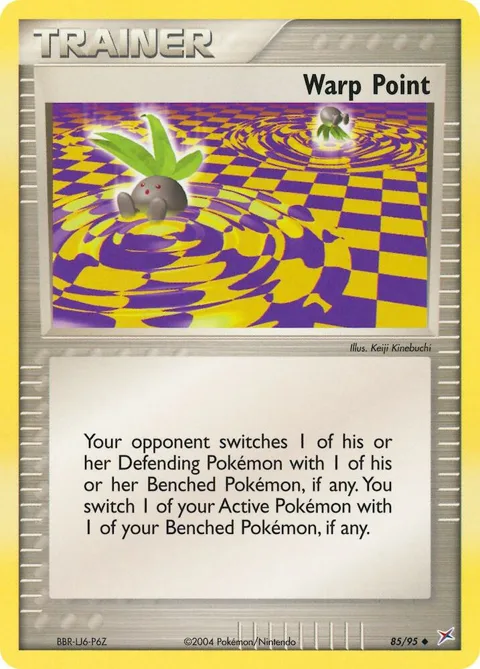 Warp Point #85/95 Reverse Holofoil Pokémon card from EX Team Magma vs Team Aqua