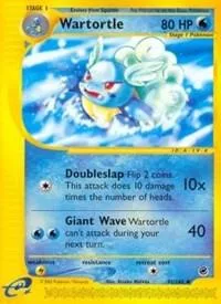 Wartortle #092/165 Reverse Holofoil Pokémon card from Expedition