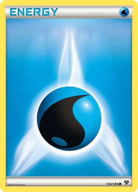 Water Energy #134/146 Pokémon card from XY Base Set
