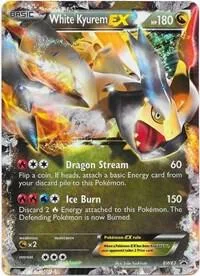White Kyurem EX #BW63 Holofoil Pokémon card from Black and White Promos