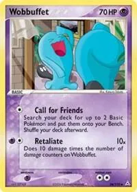 Wobbuffet #56/110 Pokémon card from EX Holon Phantoms