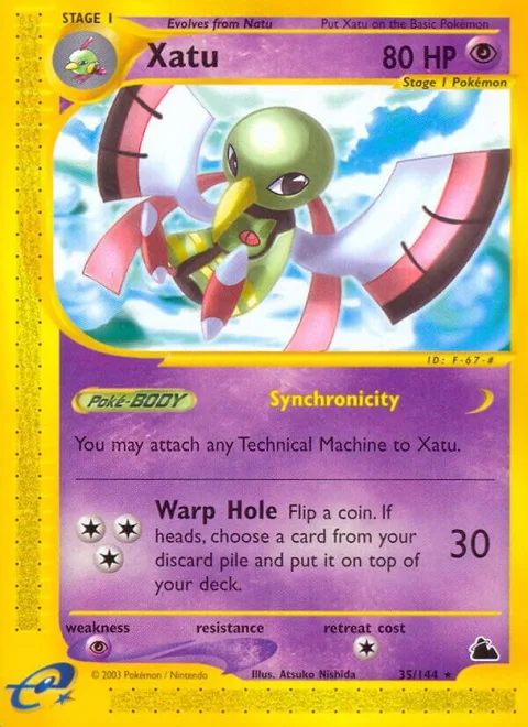 Xatu 35 #035/144 Pokémon card from Skyridge