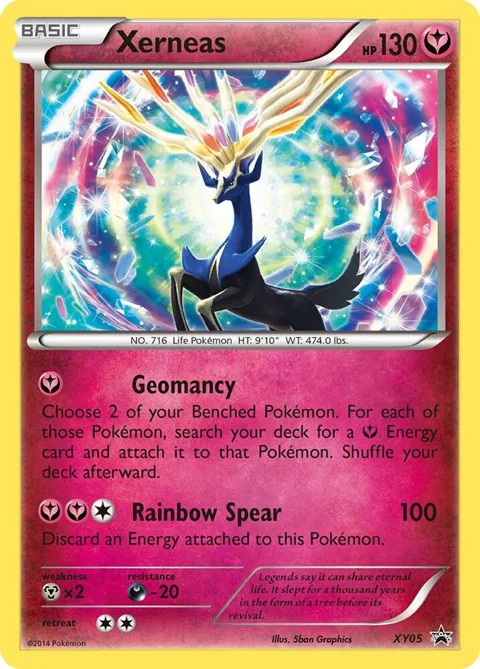 Xerneas #XY05 Holofoil Pokémon card from XY Promos