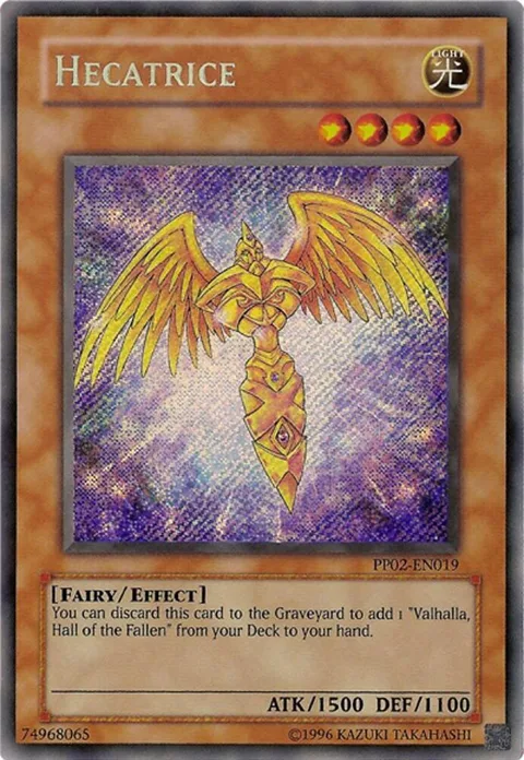 Hecatrice PP02-EN019 PP02 Unlimited Secret Rare Yu-Gi-Oh card from Premium Pack 2