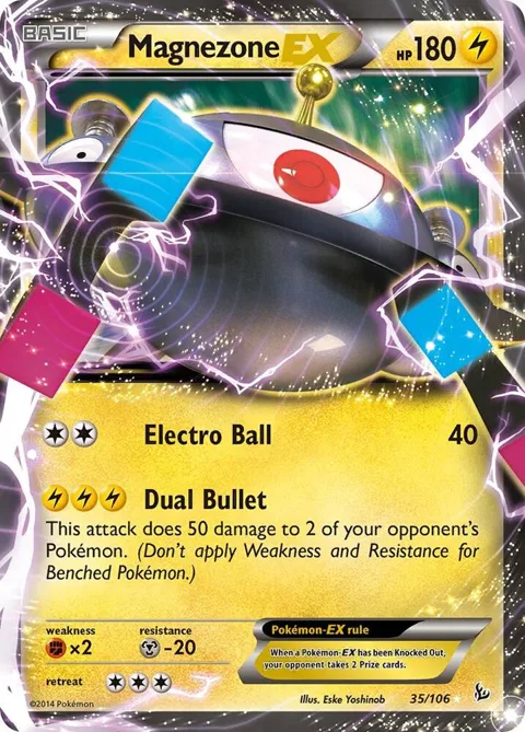 Magnezone EX #35/106 Holofoil Pokémon card from XY - Flashfire