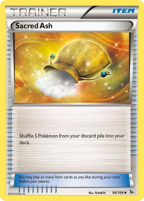 Sacred Ash #96/106 Pokémon card from XY - Flashfire