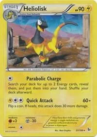 Heliolisk - 37/106 XY Flashfire #037/106 Holofoil Pokémon card from Deck Exclusives