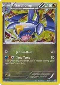Garchomp - 91/124 Cracked Ice Holo #091/124 Holofoil Pokémon card from Deck Exclusives