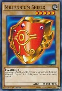 Millennium Shield YS14-EN004 Yu-Gi-Oh card from Super Starter: Space-Time Showdown