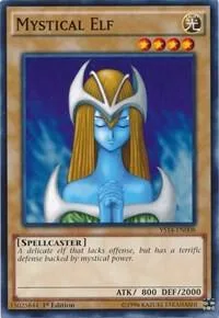 Mystical Elf YS14-EN008 Yu-Gi-Oh card from Super Starter: Space-Time Showdown