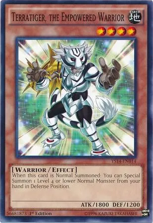 Terratiger, the Empowered Warrior YS14-EN014 Yu-Gi-Oh card from Super Starter: Space-Time Showdown