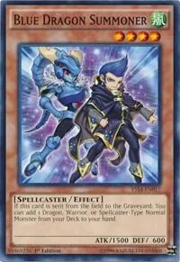 Blue Dragon Summoner YS14-EN017 Yu-Gi-Oh card from Super Starter: Space-Time Showdown