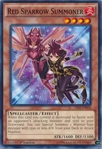Red Sparrow Summoner YS14-EN018 Yu-Gi-Oh card from Super Starter: Space-Time Showdown