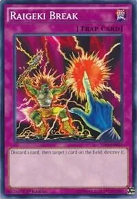 Raigeki Break YS14-EN033 Yu-Gi-Oh card from Super Starter: Space-Time Showdown
