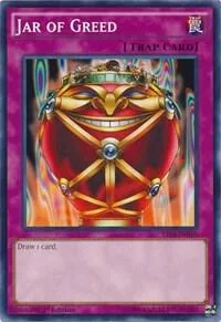 Jar of Greed YS14-EN038 Yu-Gi-Oh card from Super Starter: Space-Time Showdown