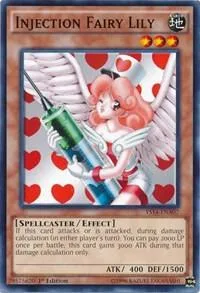 Injection Fairy Lily YS14-ENA07 Yu-Gi-Oh card from Super Starter: Space-Time Showdown Power-Up Pack