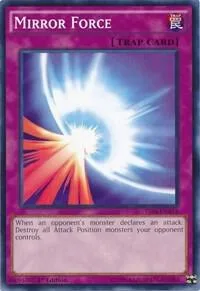 Mirror Force YS14-ENA12 Yu-Gi-Oh card from Super Starter: Space-Time Showdown Power-Up Pack