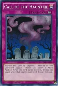 Call of the Haunted YS14-ENA13 Yu-Gi-Oh card from Super Starter: Space-Time Showdown Power-Up Pack