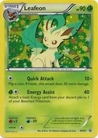Leafeon #BW87 Holofoil Pokémon card from Black and White Promos