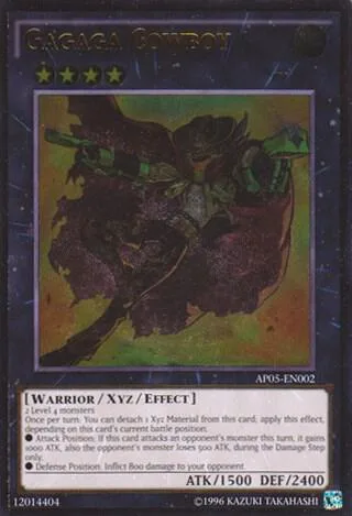 Gagaga Cowboy Ultimate Rare AP05-EN002 Yu-Gi-Oh card from Astral Pack 5