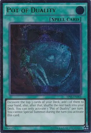 Pot of Duality Ultimate Rare AP05-EN003 Yu-Gi-Oh card from Astral Pack 5