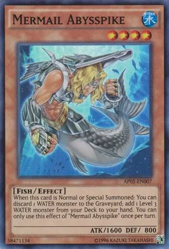 Mermail Abysspike AP05-EN007 Yu-Gi-Oh card from Astral Pack 5