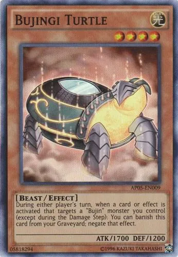 Bujingi Turtle AP05-EN009 Yu-Gi-Oh card from Astral Pack 5