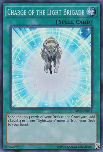 Charge of the Light Brigade AP05-EN011 Yu-Gi-Oh card from Astral Pack 5