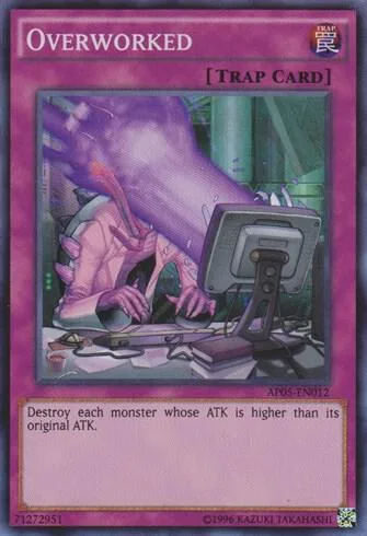Overworked AP05-EN012 Yu-Gi-Oh card from Astral Pack 5