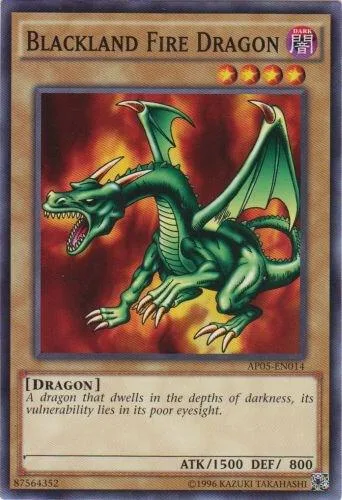 Blackland Fire Dragon AP05-EN014 Yu-Gi-Oh card from Astral Pack 5