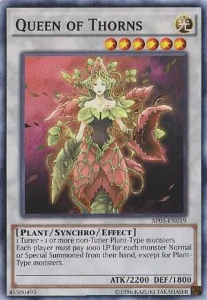 Queen of Thorns AP05-EN019 Yu-Gi-Oh card from Astral Pack 5
