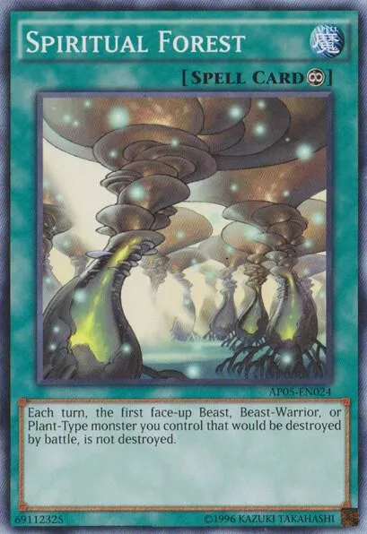 Spiritual Forest AP05-EN024 Yu-Gi-Oh card from Astral Pack 5