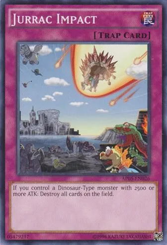 Jurrac Impact AP05-EN026 Yu-Gi-Oh card from Astral Pack 5
