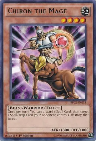 Chiron the Mage BP03-EN015 Yu-Gi-Oh card from Battle Pack 3: Monster League